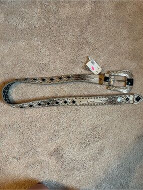 Nocona Belt Co. Rhinestone western Belt